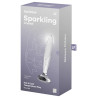 Satisfyer Plug en verre Sparkling Crystal 16 x 3.5cm Transparent